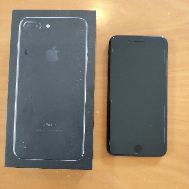 美品 iPhone7Plus Black 128GB 本体 SIMフリースマートフォン本体