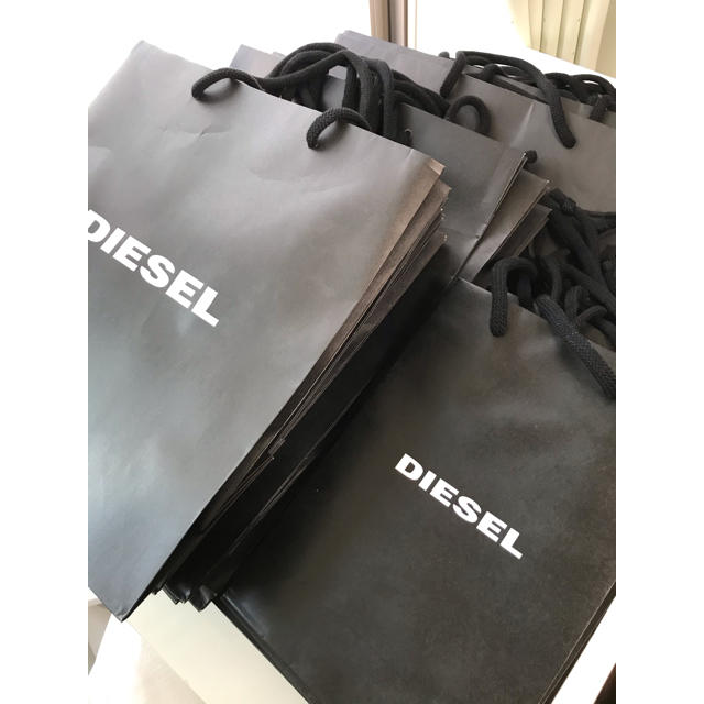 DIESEL(ディーゼル)のDIESELショッパーズ20枚セット レディースのバッグ(ショップ袋)の商品写真