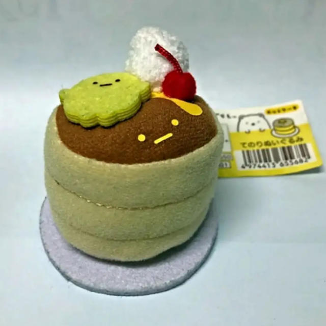 すみっコぐらし てのりぬいぐるみ ホットケーキ 喫茶店 たぴおか エンタメ/ホビーのおもちゃ/ぬいぐるみ(キャラクターグッズ)の商品写真