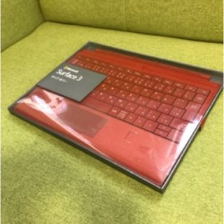 マイクロソフト(Microsoft)のSurface3用タイプカバー (ブライトレッド) 日本語 GV7-00070 (PC周辺機器)