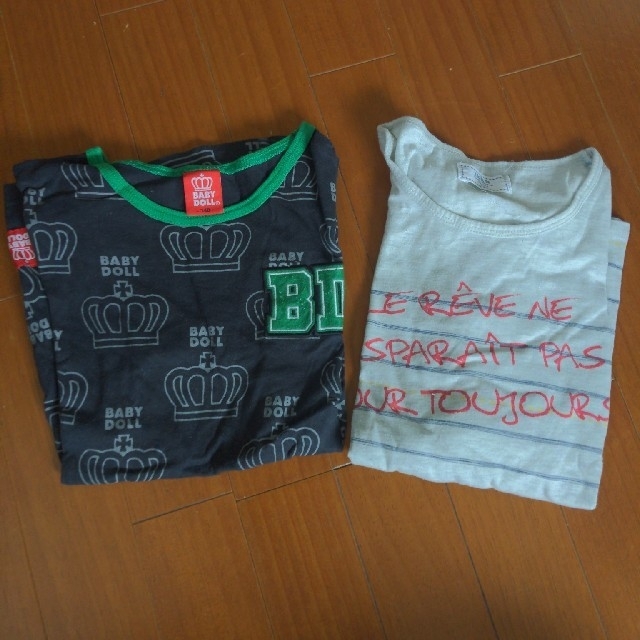 ikka(イッカ)の140センチ４セット　Tシャツ+パンツ キッズ/ベビー/マタニティのキッズ服男の子用(90cm~)(Tシャツ/カットソー)の商品写真