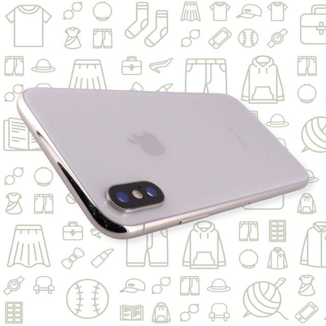 iPhone(アイフォーン)の【B】iPhoneX/64/SIMフリー スマホ/家電/カメラのスマートフォン/携帯電話(スマートフォン本体)の商品写真