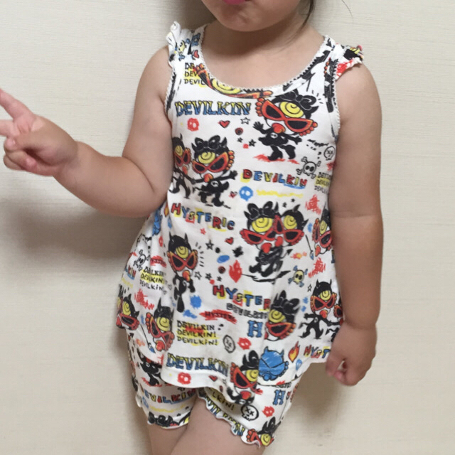 HYSTERIC MINI(ヒステリックミニ)のヒスミニ セットアップ キッズ/ベビー/マタニティのキッズ服女の子用(90cm~)(その他)の商品写真