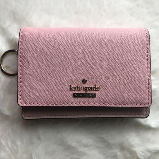 ケイトスペードニューヨーク(kate spade new york)のkate spade N.Y♡パスケース付バイカラーミニ財布　(財布)