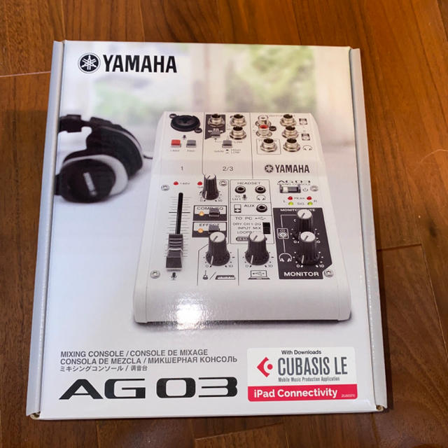 新品未開封】YAMAHA AG03 配信用ミキサー オーディオインターフェース