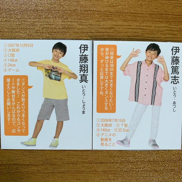 ジャニーズjr Myojo データカード デタカ 伊藤翔真 伊藤篤志の通販 By まろ S Shop ジャニーズジュニアならラクマ ジャニーズjr Myojo データカード デタカ 伊藤翔真 伊藤篤志の通販 By まろ S Shop ジャニーズジュニアならラクマ