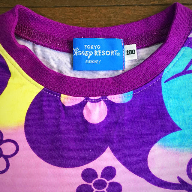 Disney(ディズニー)のディズニーリゾート　Tシャツ　ミニーマウス　女の子　１００cm キッズ/ベビー/マタニティのキッズ服女の子用(90cm~)(Tシャツ/カットソー)の商品写真