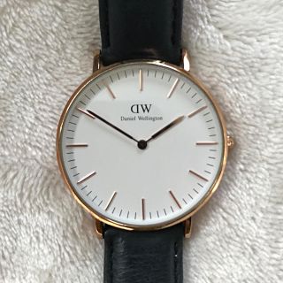 ダニエルウェリントン(Daniel Wellington)のAYA様専用 DW 腕時計 黒 ジャンク品(腕時計)