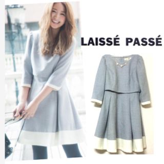 レッセパッセ(LAISSE PASSE)のタイムセール♡今季♡雑誌掲載♪ワンピ(ひざ丈ワンピース)