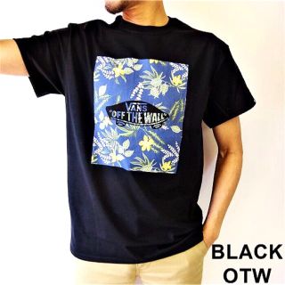 ヴァンズ(VANS)の残り1点 メンズ レディース バンズ ボタニカル柄 半袖Ｔシャツ ブラック(Tシャツ/カットソー(半袖/袖なし))