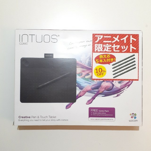 Wacom(ワコム)のIntuos Comic creative  Sサイズ スマホ/家電/カメラのPC/タブレット(PC周辺機器)の商品写真