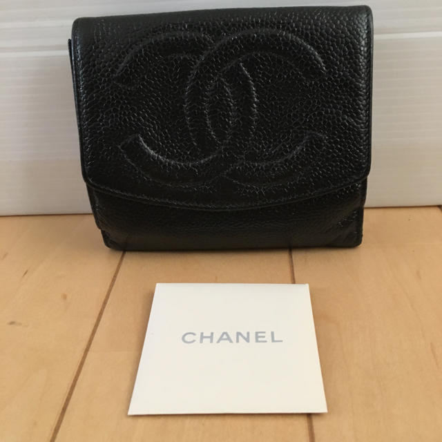 専用商品　CHANEL シャネル　折財布　リカラー品