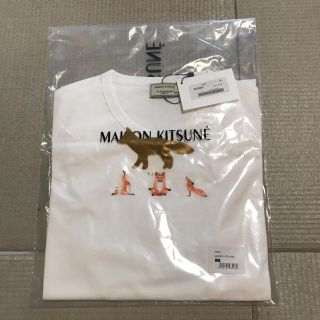 メゾンキツネ(MAISON KITSUNE')のMAISON KITSUNE メゾンキツネ Tシャツ 未使用品(Tシャツ/カットソー(半袖/袖なし))