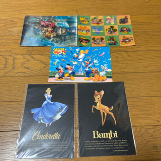 ディズニー(Disney)のディズニーリゾート　ポストカード5枚セット(キャラクターグッズ)
