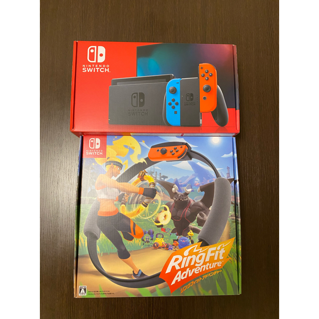 ニンテンドースイッチ ネオン + リングフィットアドベンチャー セット