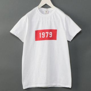 ビューティアンドユースユナイテッドアローズ(BEAUTY&YOUTH UNITED ARROWS)の【新品未使用タグ付き】ROKU 6 1979 ボックスロゴ Tシャツ (Tシャツ(半袖/袖なし))