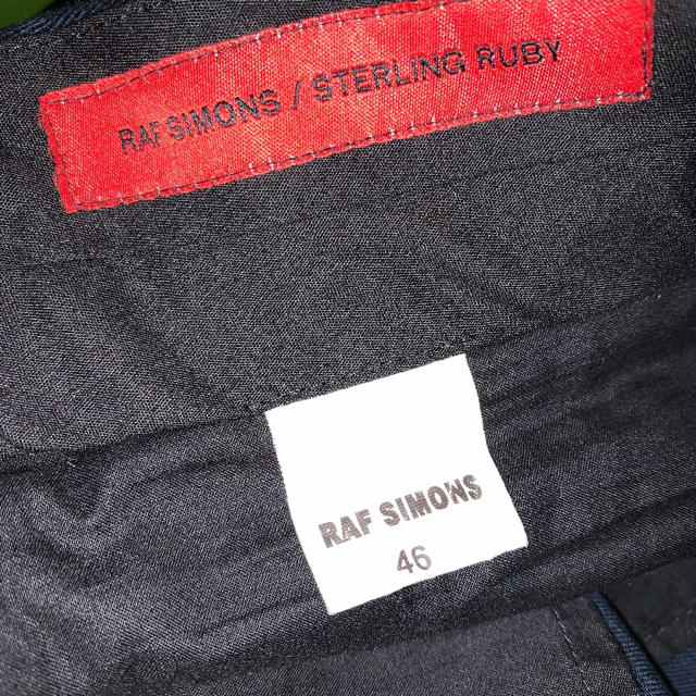 RAFSIMONS ブルーカモ パンツの通販 by Bitchimbusypoppintags｜ラクマ 2014A/W スターリングルビー 新作入荷