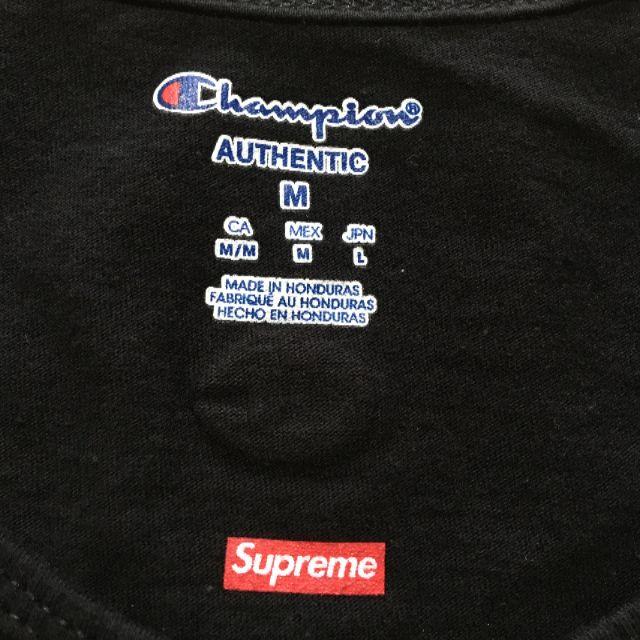 Supreme × Champion Tank Top ブラック 黒［M］