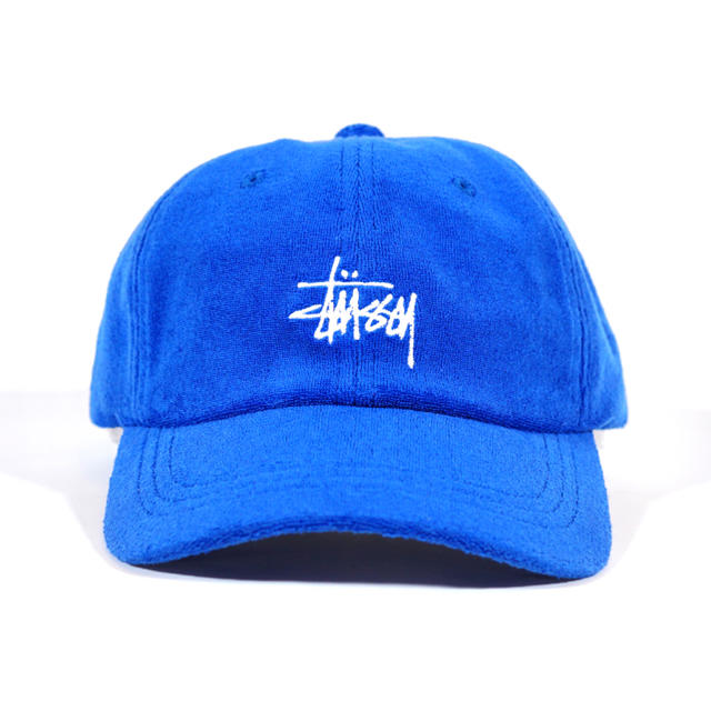 STUSSY(ステューシー)の◆STUSSY TELLY CLOTH CAP / カーブキャップ ブルー メンズの帽子(キャップ)の商品写真