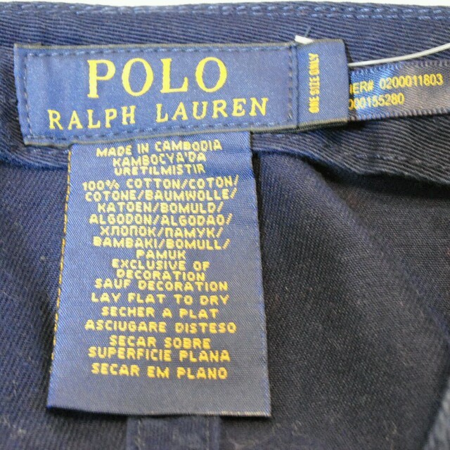 POLO RALPH LAUREN(ポロラルフローレン)の508 新品タグ付き ラルフローレン メンズの帽子(キャップ)の商品写真