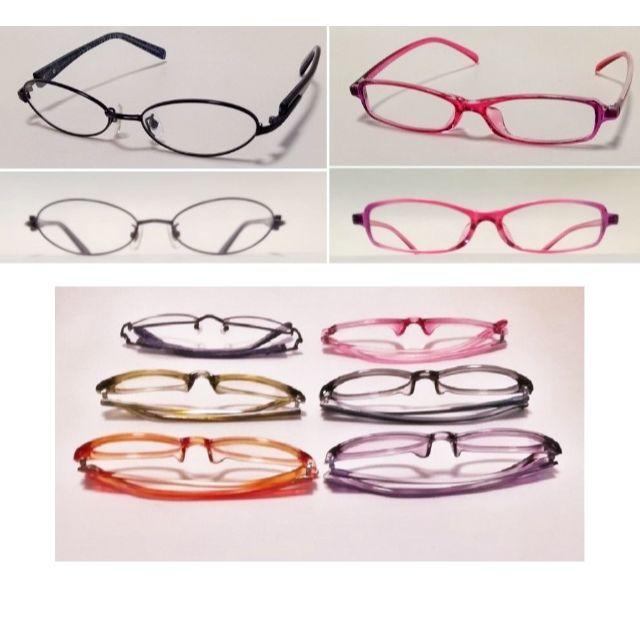 JINS(ジンズ)の【総額3万以上】 ジンズ メガネ 度なし だて眼鏡 6点セット レディースのファッション小物(サングラス/メガネ)の商品写真