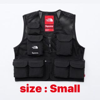 シュプリーム(Supreme)のsupreme the north face cargo vest Sサイズ　黒(ベスト)