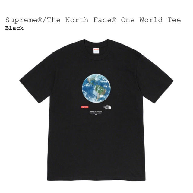 Supreme®/The North Face® One World Tee