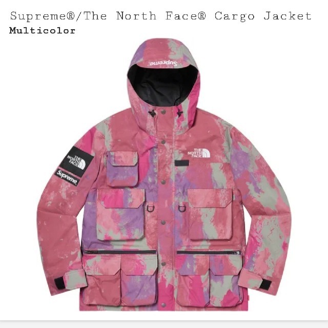 Supreme - supreme TNF cargo Jacket multicolor XL