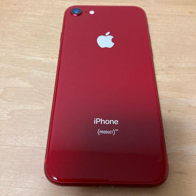 スマートフォン本体★美品★ iPhone8 RED 256GB SIMフリー