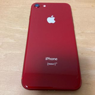 アイフォーン(iPhone)の★美品★ iPhone8 RED 256GB SIMフリー(スマートフォン本体)