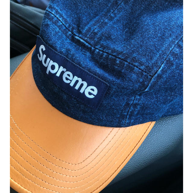 Supreme(シュプリーム)のSupreme®/ 2-Tone Denim Camp Cap /Blue メンズの帽子(キャップ)の商品写真