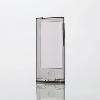 エレコム(ELECOM)の7th iPod nano用シリコンケース クリアブラック(ポータブルプレーヤー)