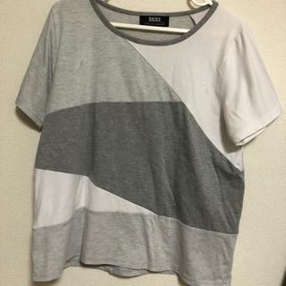 バックス(BACKS)のbacks♡パッチワークグレーTシャツ(Tシャツ/カットソー(半袖/袖なし))
