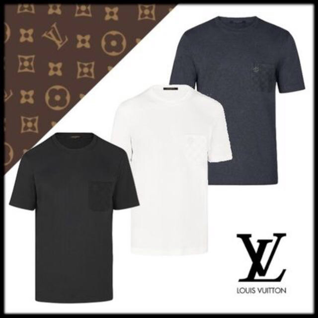 LOUIS VUITTON - 【19ss 】ダミエラウンドカラー　Tシャツ