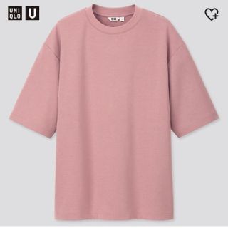 ユニクロ(UNIQLO)のエアリズムコットンオーバーサイズTシャツ（5分袖）(Tシャツ/カットソー(半袖/袖なし))