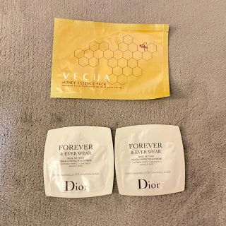 ディオール(Dior)のベキュア ハニーエッセンスパック　ディオールスキンフォーエヴァー&エヴァーベース(サンプル/トライアルキット)