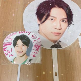 ジャニーズジュニア(ジャニーズJr.)の販売期間終了　　松田元太　セット　うちわ2本(アイドルグッズ)