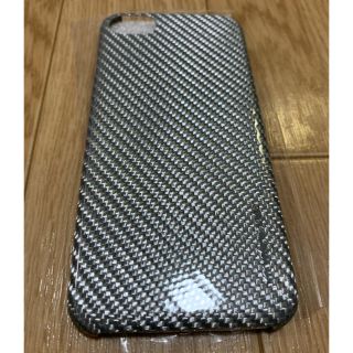 iPhone7.8 SE用　monCarbone カーボン　美品(iPhoneケース)