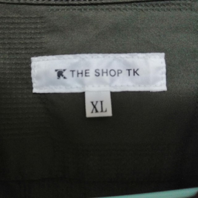 THE SHOP TK(ザショップティーケー)の七歩袖シャツ　グリーン　TK メンズのトップス(シャツ)の商品写真