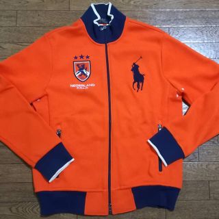 ポロラルフローレン(POLO RALPH LAUREN)のラルフローレン　オレンジ　ジャージ　M パーカー　値下げ(パーカー)