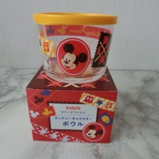 ディズニー(Disney)の未使用■ミッキーマウス325ml蓋つきボールキリン非売品ディズニーコラボレア新品(テーブル用品)