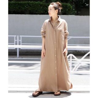 プラージュ(Plage)のかふか様専用プラージュ☆Linen シャツワンピース(ロングワンピース/マキシワンピース)