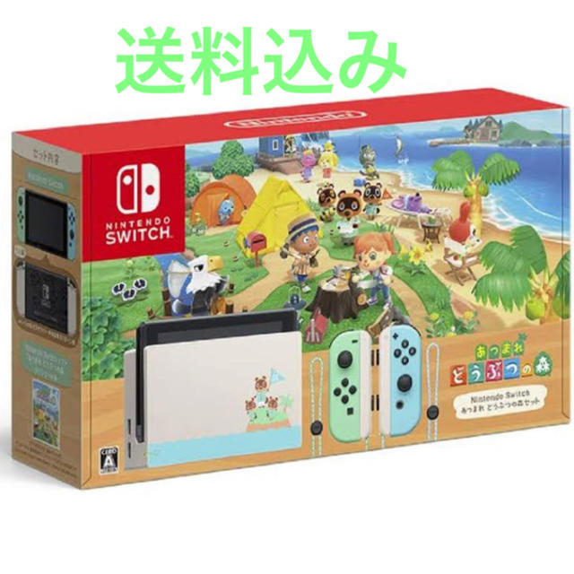 Nintendo Switch(ニンテンドースイッチ)の任天堂　Switch あつまれどうぶつの森　セット エンタメ/ホビーのゲームソフト/ゲーム機本体(家庭用ゲーム機本体)の商品写真