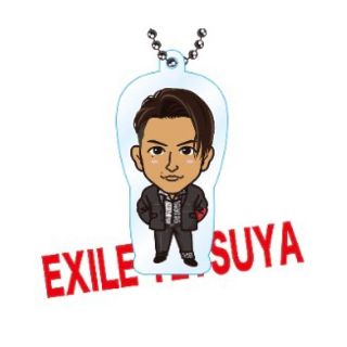 エグザイル トライブ(EXILE TRIBE)のTETSUYAクリアチャーム  TV衣装 黒(ミュージシャン)