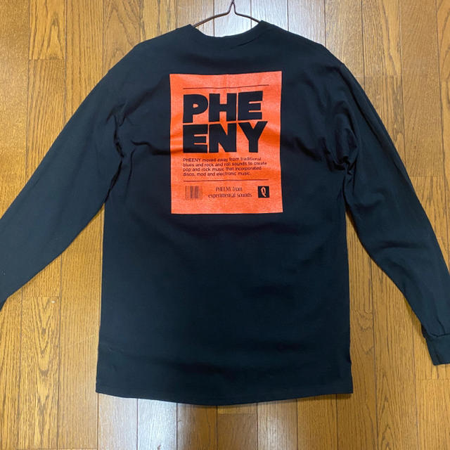 PHEENY(フィーニー)のフィーニー　パックロンT ブラック　M レディースのトップス(Tシャツ(長袖/七分))の商品写真