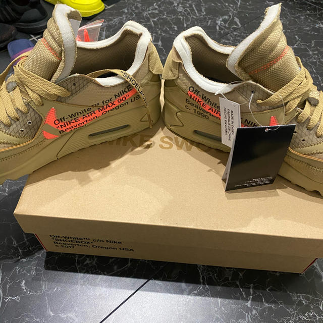 OFF-WHITE - NIKE オフホワイト エアマックス90 27cmの通販 by なは's ...