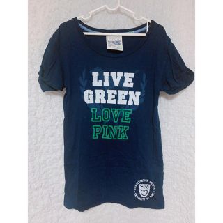 ヴィクトリアズシークレット(Victoria's Secret)のPINKロングTシャツ(Tシャツ(半袖/袖なし))