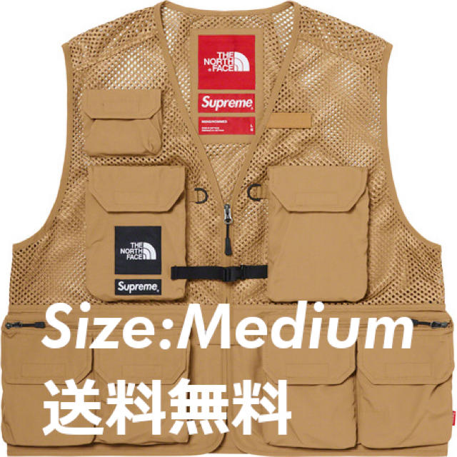 Supreme/The North Face Cargo Vest Gold M 人気のファッション