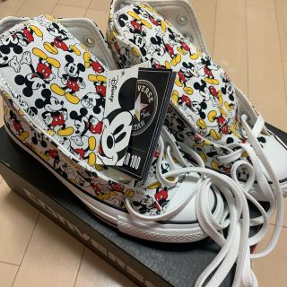 コンバース(CONVERSE)の最終値下げ 新品未使用　コンバース　ミッキー　22.5cm(スニーカー)