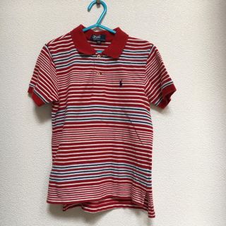 ラルフローレン(Ralph Lauren)の【美品】ラルフローレン★RALPH LAUREN ボーダーポロシャツ　120 (Tシャツ/カットソー)